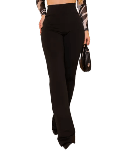 Calça Legging Flare Bailarina Leg Boca De Sino Cintura Alta