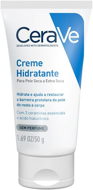 Cerave, Creme Hidratante Corporal, Com Textura Cremosa E Ácido Hialurônico