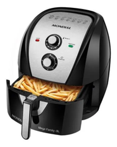 Fritadeira Elétrica sem Óleo/Air Fryer Mondial - AFN-80-RI Vermelha com Timer