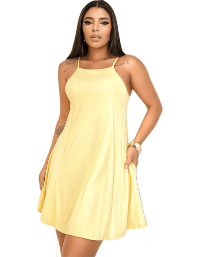 Vestidos Rodado Soltinho Bolso Confortável Alcinha Lindo