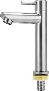 Torneira para Banheiro Amazonas Baixa em Aço Inox - Pingoo.casa