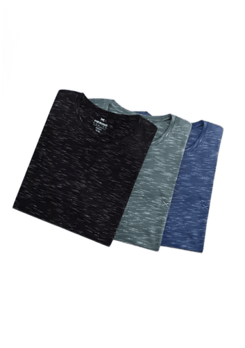 Kit 3 Camisetas Básicas Masculinas Com Bordado Hering
