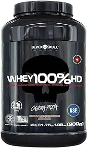 Whey 100% Hd Chocolate 900G, Black Skull