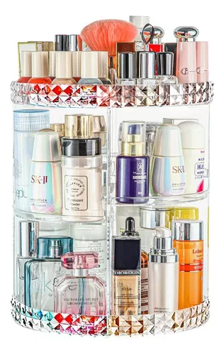 Organizador Maquiagem Acrílico Giratório Suporte Cosmético
