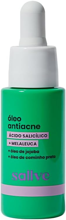 Sallve Óleo Antiacne 30G - Ácido Salicílico Melaleuca