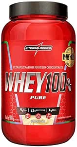 Proteína Concentrada IntegralmedicaWhey 100% Pure Baunilha 900g Pote