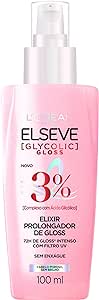 L oréal Paris Elseve Sérum Capilar Elixir Prolongador De Gloss Glycolic Gloss, 72 Horas De Duração, 100ml